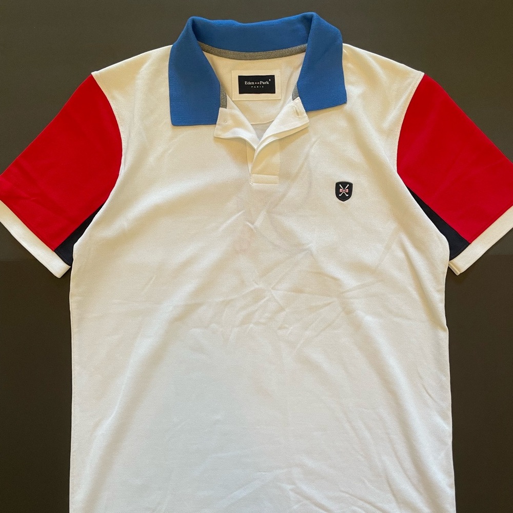2 for $40 Men’s Stylish Color Blocked Pique Polo with Golfer Embroidery